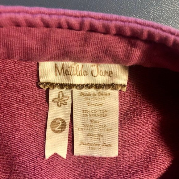 Adorable Matilda Jane mauve pellet coat! - Picture 3 of 5